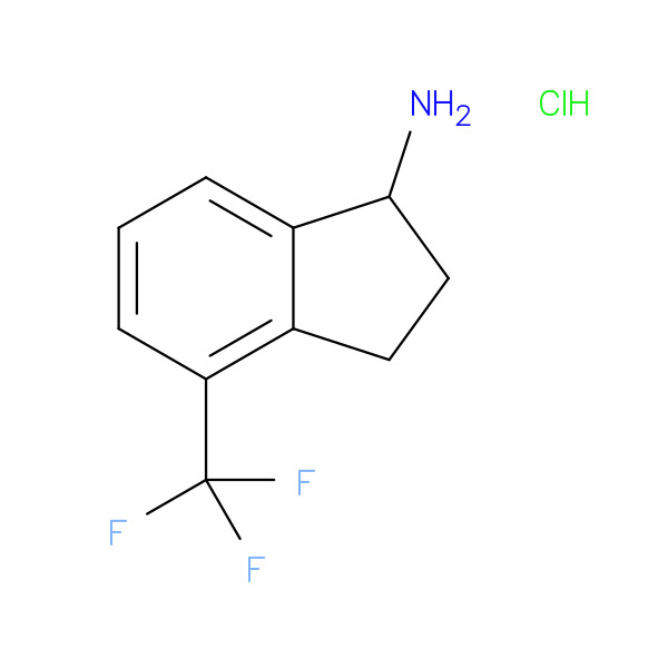 3-dihydro-1H-inden-1-aMine hydrochloride 化学構造式