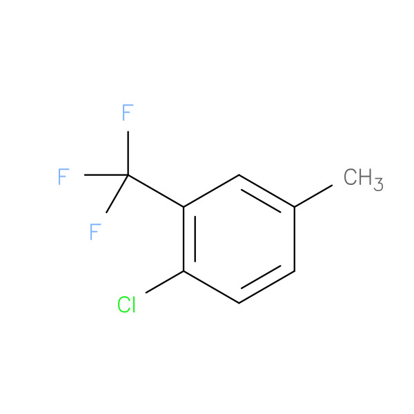 2-CHLORO-5-METHYLBENZOTRIFLUORIDE 化学構造式