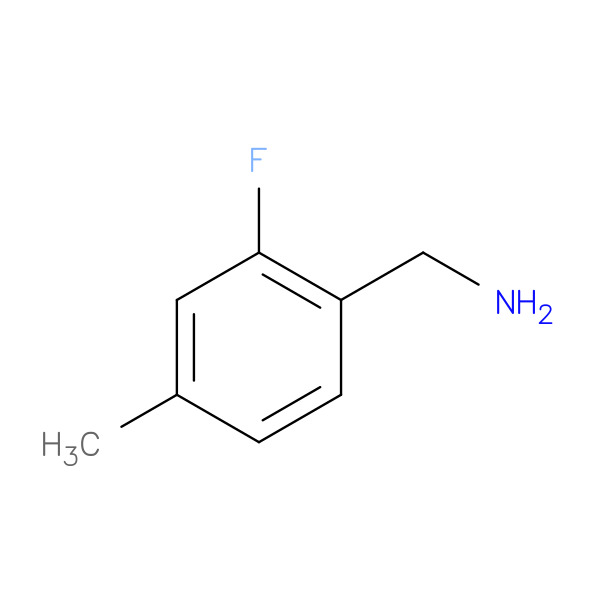 2-Fluoro-4-methylbenzylamine 化学構造式