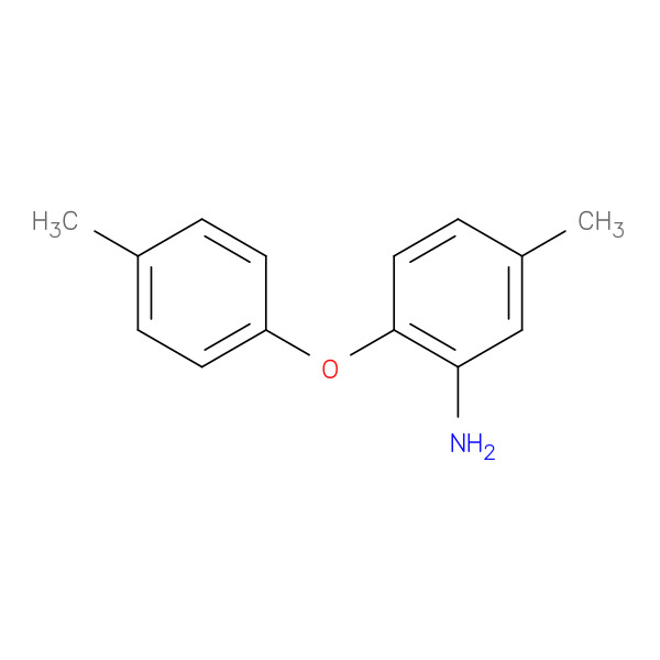 5-Methyl-2-(4-methylphenoxy)aniline 化学構造式