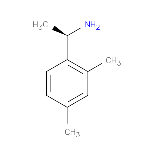 Benzenemethanamine, α,2,4-trimethyl-, (αR)- 化学構造式