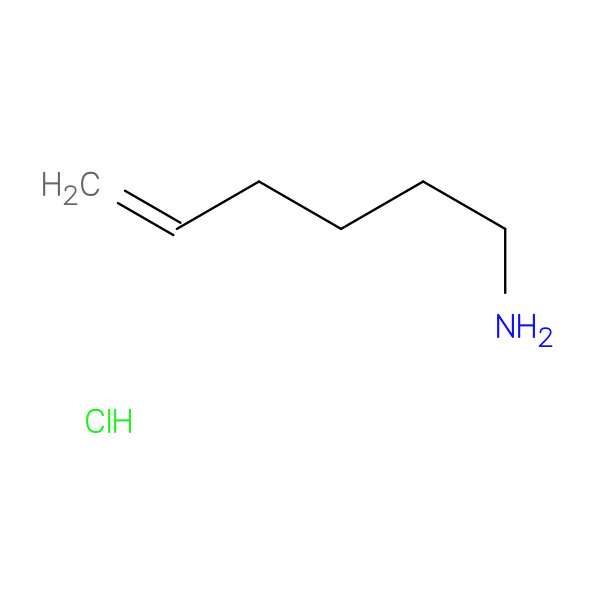 Hex-5-en-1-amine hydrochloride 化学構造式