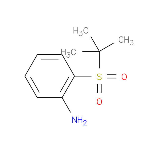 2-(tert-Butylsulfonyl)aniline 化学構造式