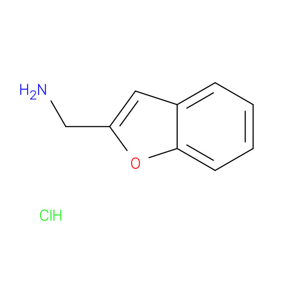 1-benzofuran-2-ylMethanaMine 化学構造式