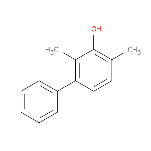 2,4-Dimethylbiphenyl-3-ol 化学構造式
