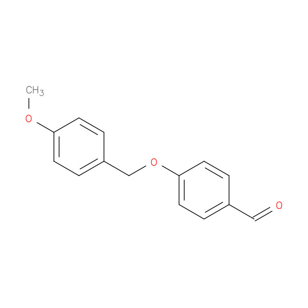 4-[(4-Methoxybenzyl)oxy]benzaldehyde 化学構造式