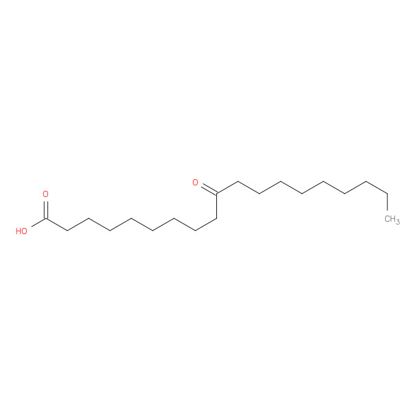 10-Oxononadecanoic acid 化学構造式