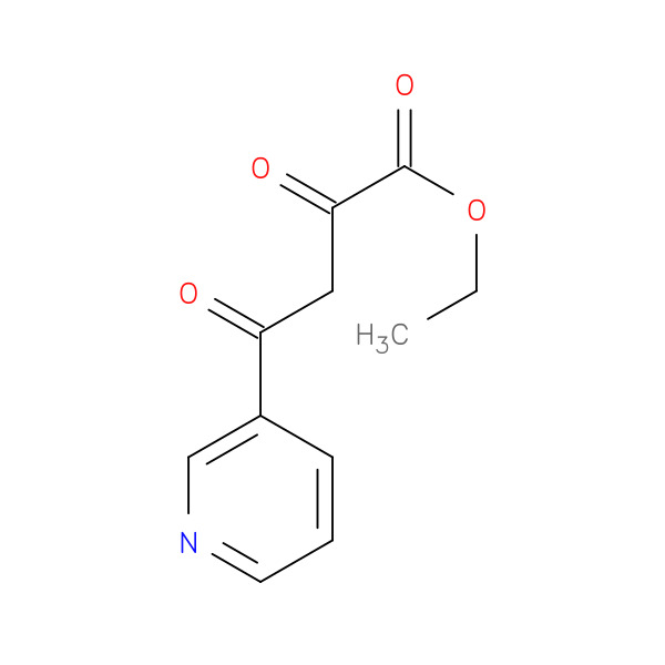 Ethyl nicotinoylpyruvate 化学構造式