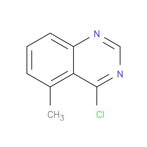 4-Chloro-5-methylquinazoline 化学構造式
