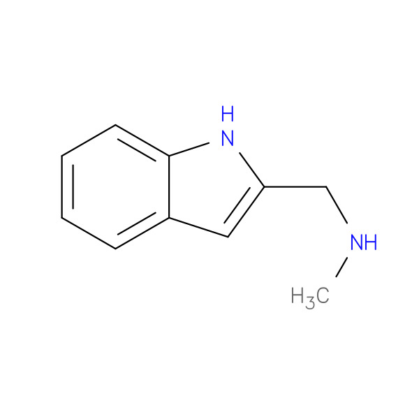 (1H-INDOL-2-YLMETHYL)METHYLAMINE 化学構造式
