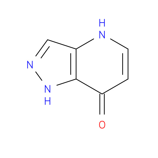 1,4-Dihydro-7H-pyrazolo[4,3-b]pyridin-7-one 化学構造式