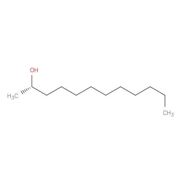 (S)-Dodecan-2-ol 化学構造式