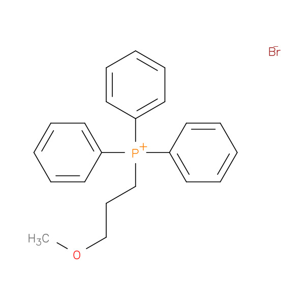 Phosphonium, (3-methoxypropyl)triphenyl-, bromide 化学構造式