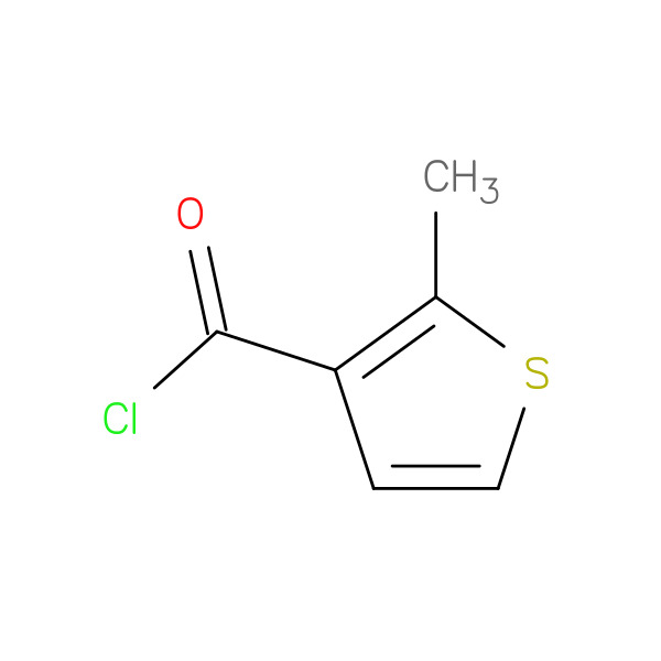 3-Thiophenecarbonyl chloride, 2-methyl- 化学構造式