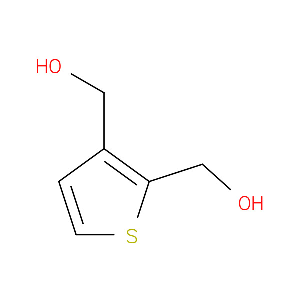 2,3-Thiophenedimethanol 化学構造式