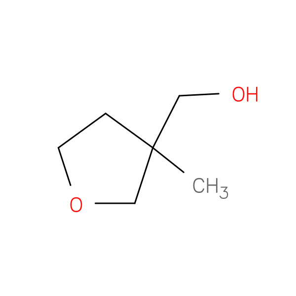 3-Furanmethanol, tetrahydro-3-methyl- 化学構造式