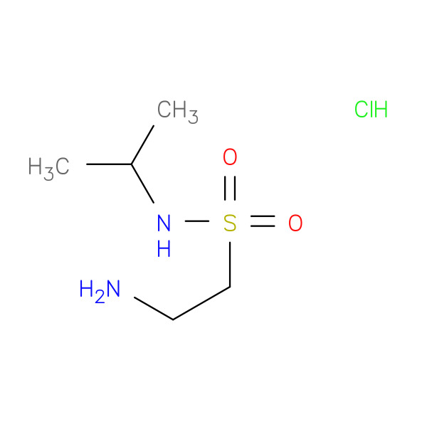 2-amino-N-(propan-2-yl)ethane-1-sulfonamide hydrochloride 化学構造式