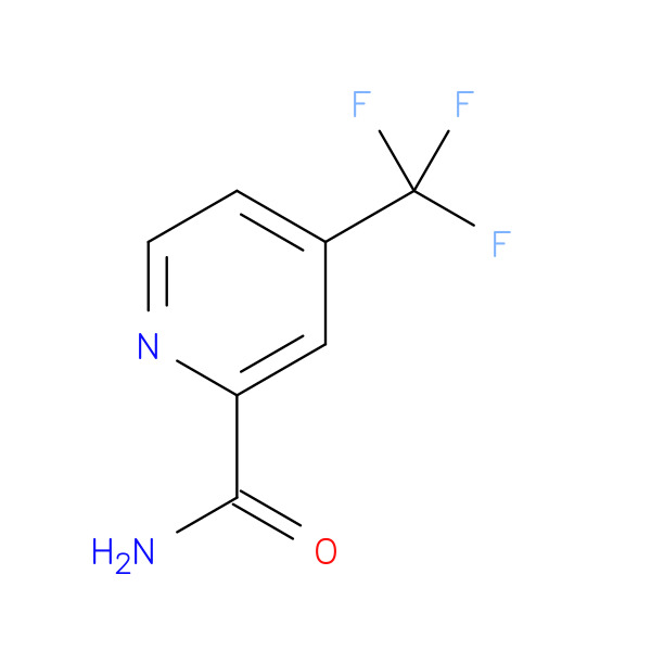 4-(Trifluoromethyl)picolinamide 化学構造式