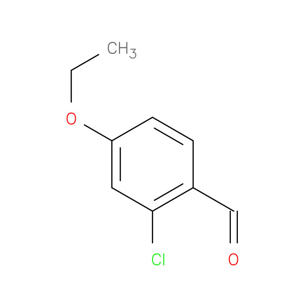 2-Chloro-4-ethoxybenzaldehyde 化学構造式