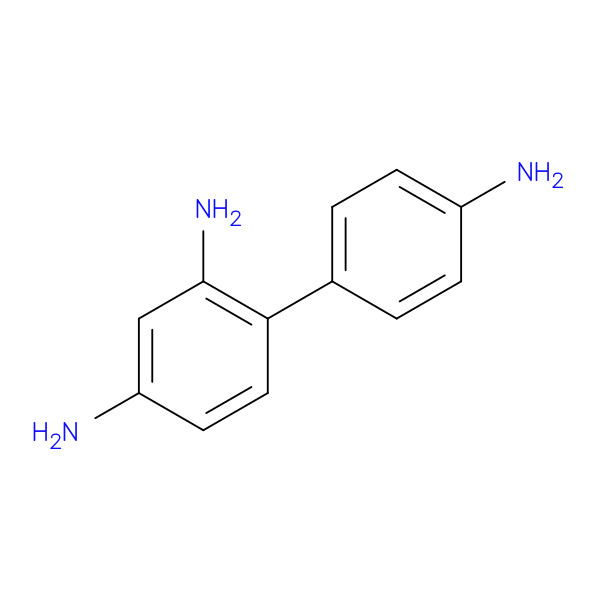 [1,1'-Biphenyl]-2,4,4'-triamine 化学構造式