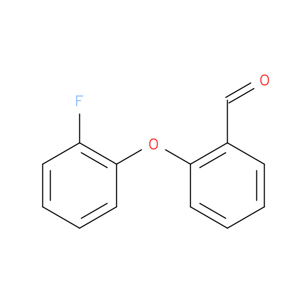 Benzaldehyde, 2-(2-fluorophenoxy)- 化学構造式