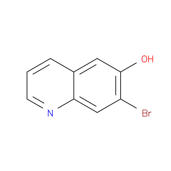 7-Bromoquinolin-6-ol 化学構造式