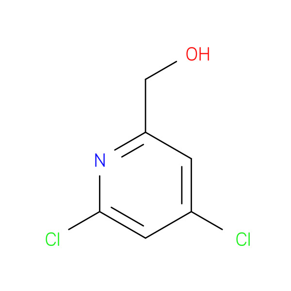 (4,6-Dichloropyridin-2-yl)methanol 化学構造式