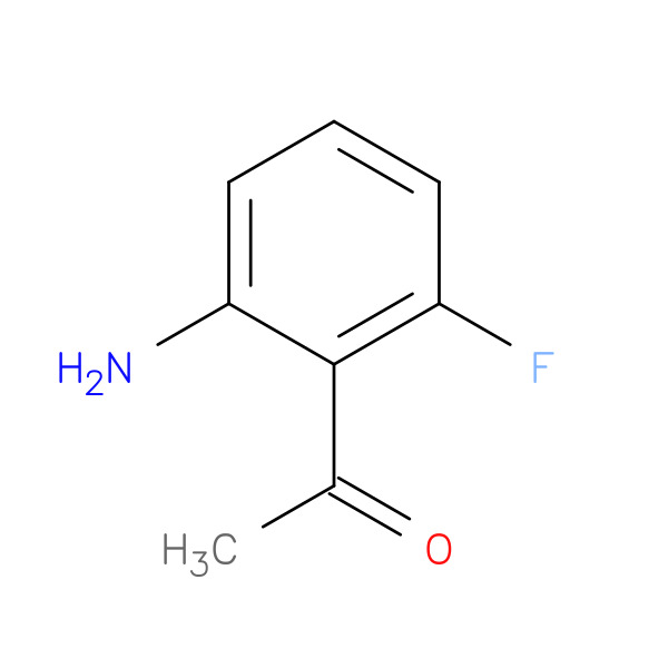 1-(2-Amino-6-fluorophenyl)ethanone 化学構造式