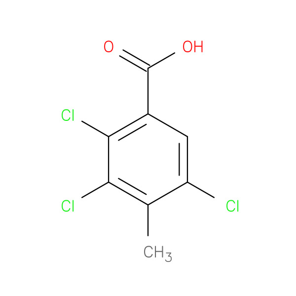 Methyl 2,3,5-Trichloro-4-Methylbenzoate 化学構造式