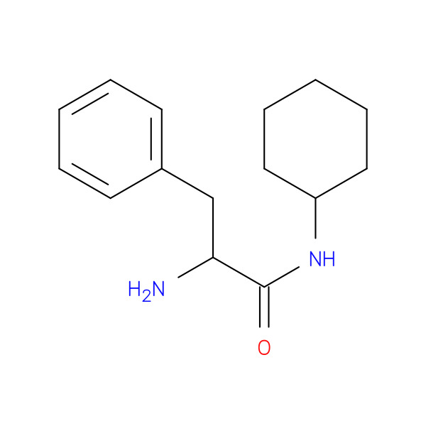 Benzenepropanamide, a-amino-N-cyclohexyl- 化学構造式