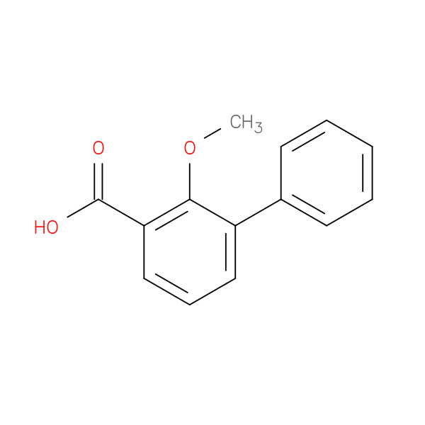 [1,1'-BIPHENYL]-3-CARBOXYLIC ACID, 2-METHOXY- 化学構造式