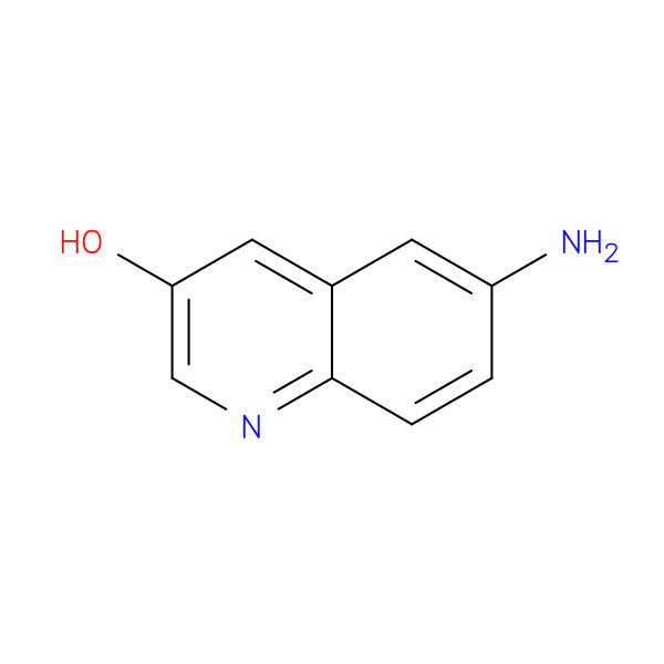 6-aminoquinolin-3-ol 化学構造式