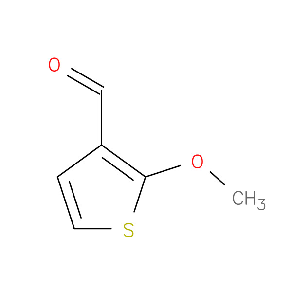 3-Thiophenecarboxaldehyde, 2-methoxy- 化学構造式