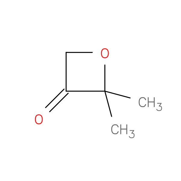 3-Oxetanone, 2,2-dimethyl- 化学構造式