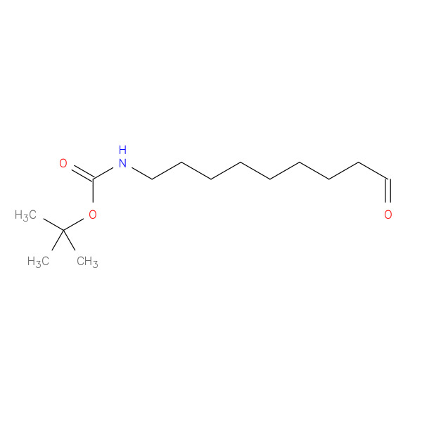 Carbamic acid, (9-oxononyl)-, 1,1-dimethylethyl ester 化学構造式