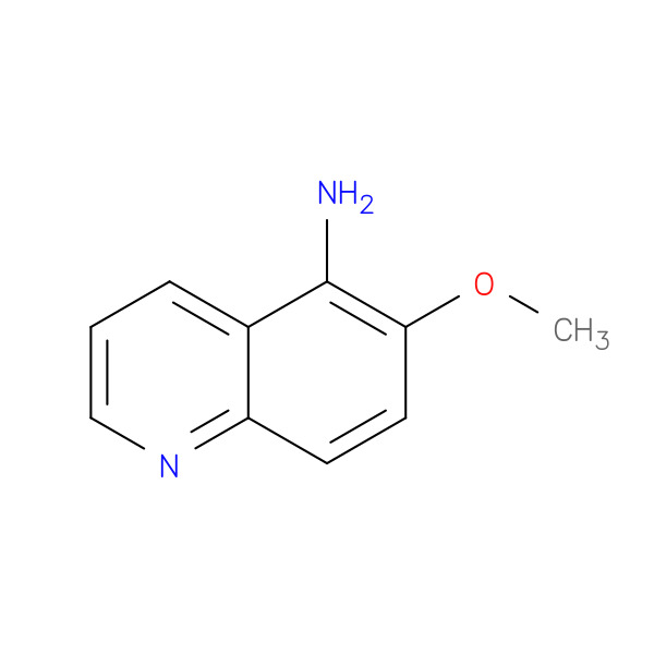 6-methoxyquinolin-5-amine 化学構造式