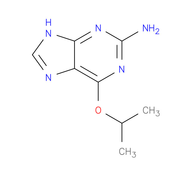 O6-Isopropylguanine 化学構造式