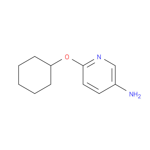 6-Cyclohexyloxy-pyridin-3-ylamine 化学構造式