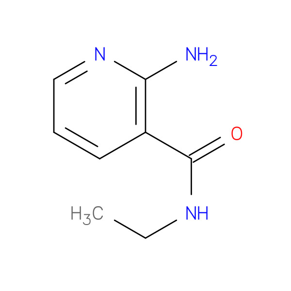 2-AMINO-N-ETHYLNICOTINAMIDE 化学構造式