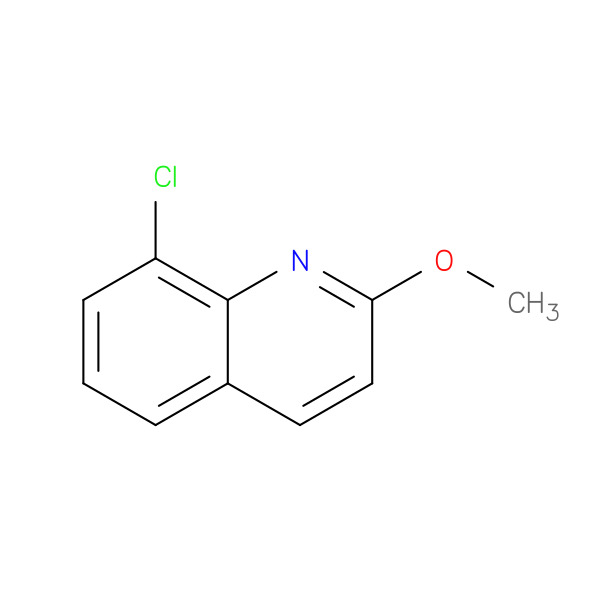 8-CHLORO-2-METHOXYQUINOLINE 化学構造式