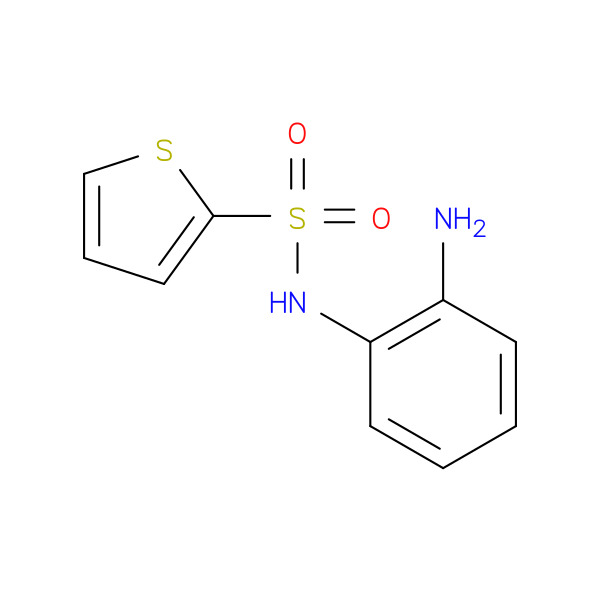 N-(2-Aminophenyl)thiophene-2-sulfonamide 化学構造式