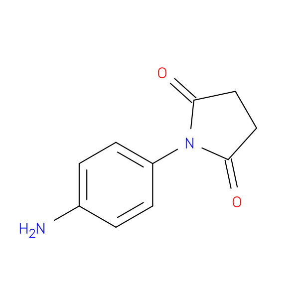 1-(4-Aminophenyl)pyrrolidine-2,5-dione 化学構造式