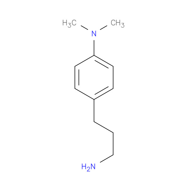 4-(3-aminopropyl)-N,N-dimethylaniline 化学構造式