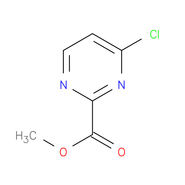 methyl 4-chloropyrimidine-2-carboxylate 化学構造式