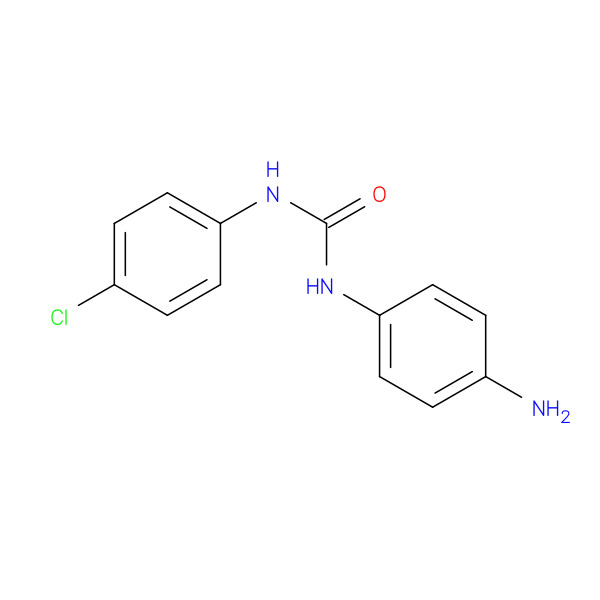 3-(4-Aminophenyl)-1-(4-chlorophenyl)urea 化学構造式