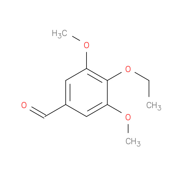 4-Ethoxy-3,5-dimethoxybenzaldehyde 化学構造式