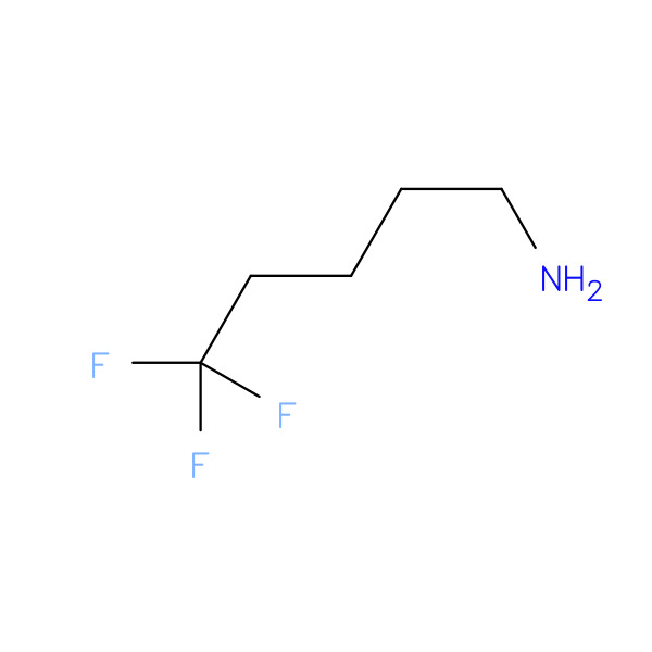 5,5,5-Trifluoropentan-1-amine 化学構造式