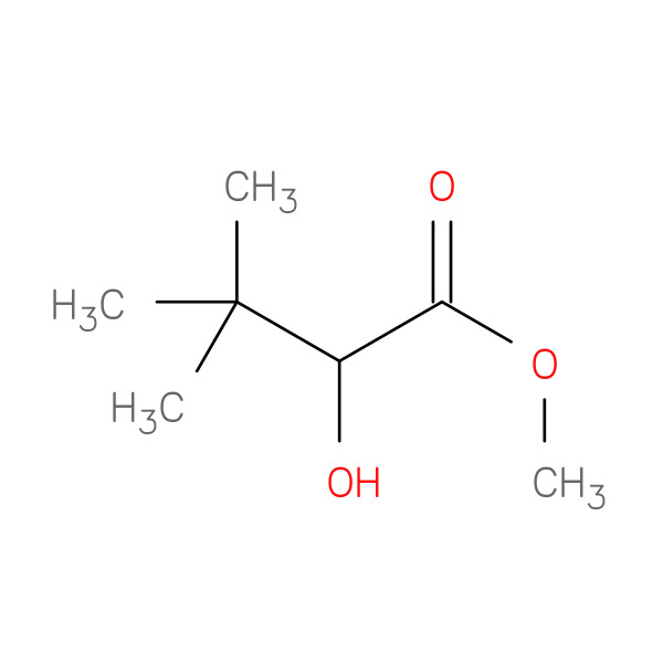 Methyl 2-hydroxy-3,3-dimethylbutanoate 化学構造式