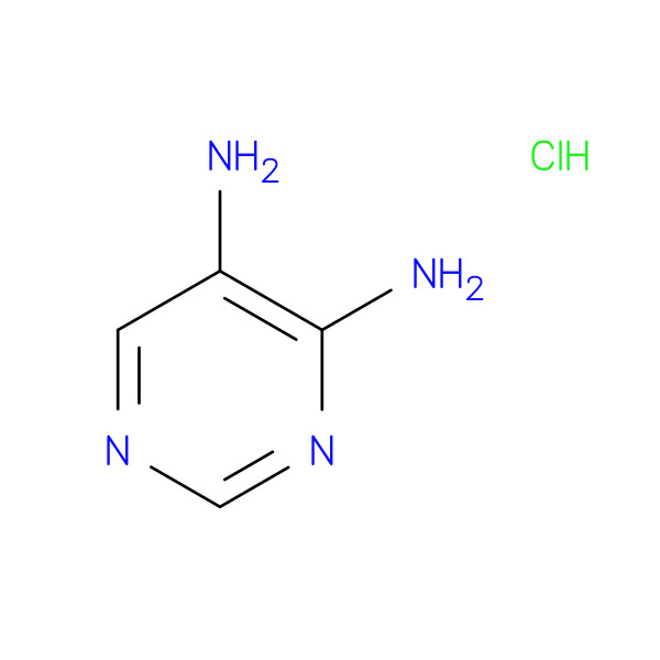 PYRIMIDINE-4,5-DIAMINE HYDROCHLORIDE 化学構造式