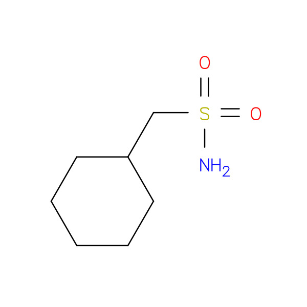 cyclohexylmethanesulfonamide 化学構造式